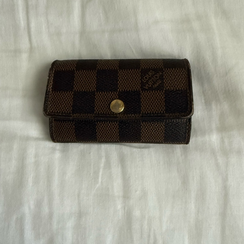 Louis Vuitton Brown Checkered Wallet/ keyholder